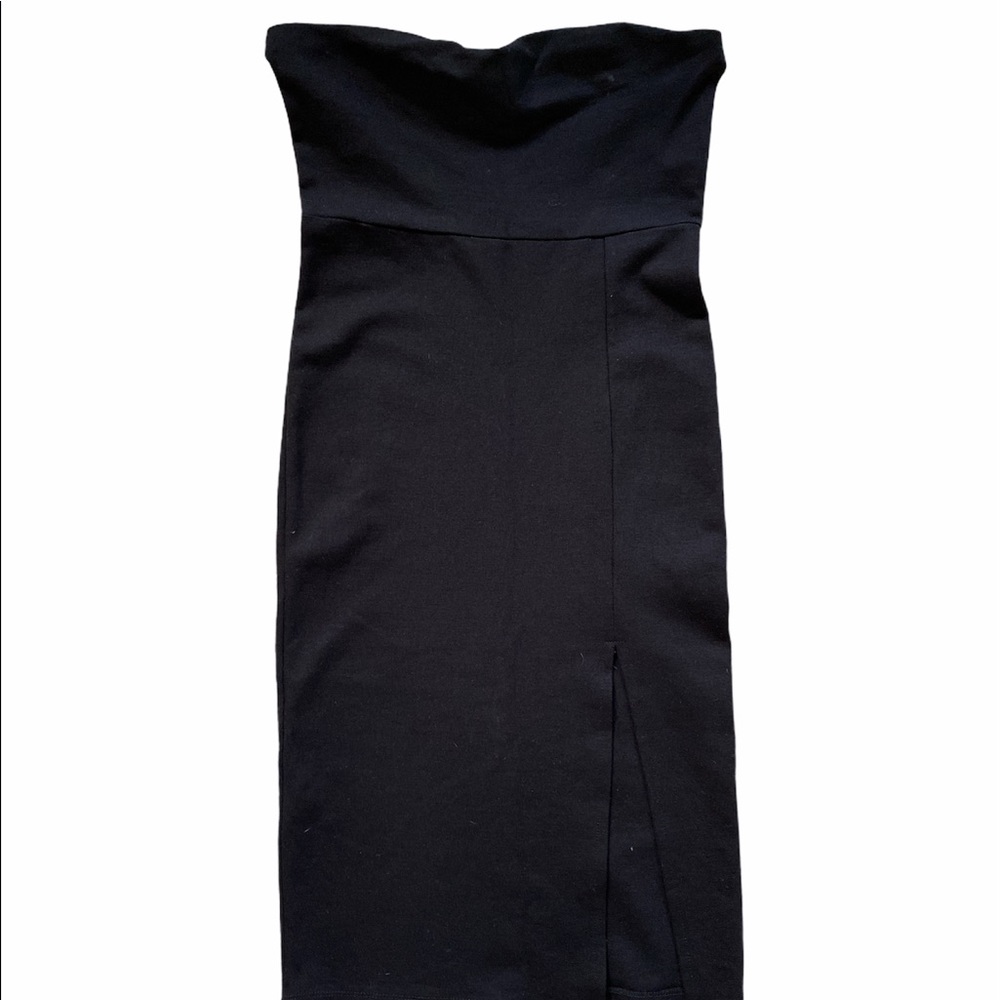 Black Strapless Dress